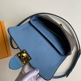 Interior view of sleek structured women's handbag – women's statement bag
