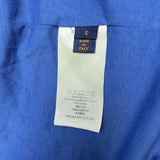 Close-up detail shot of Louis Vuitton luxury clothing with logo-detail design