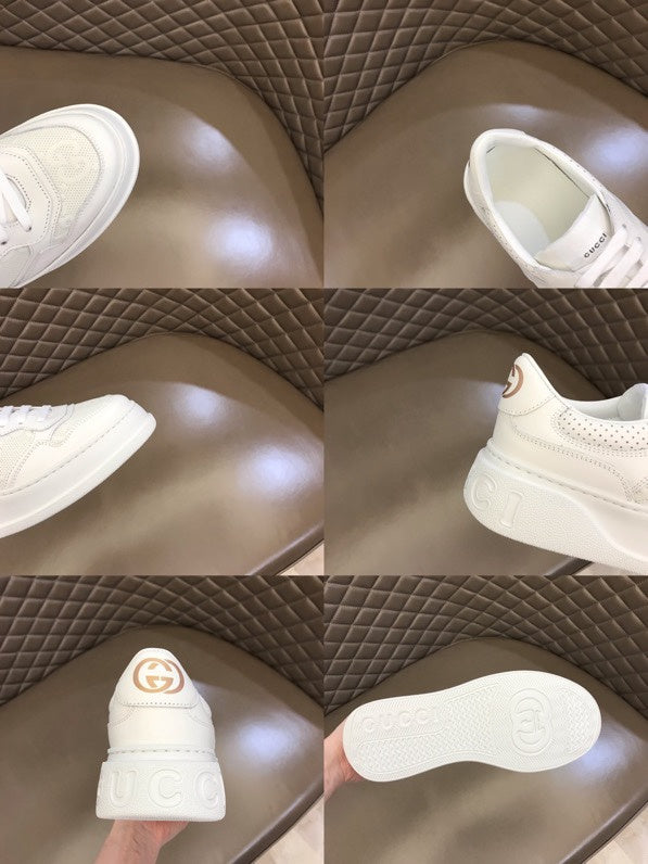 Gucci stone beige luxury sneakers view 10 padded collar comfort