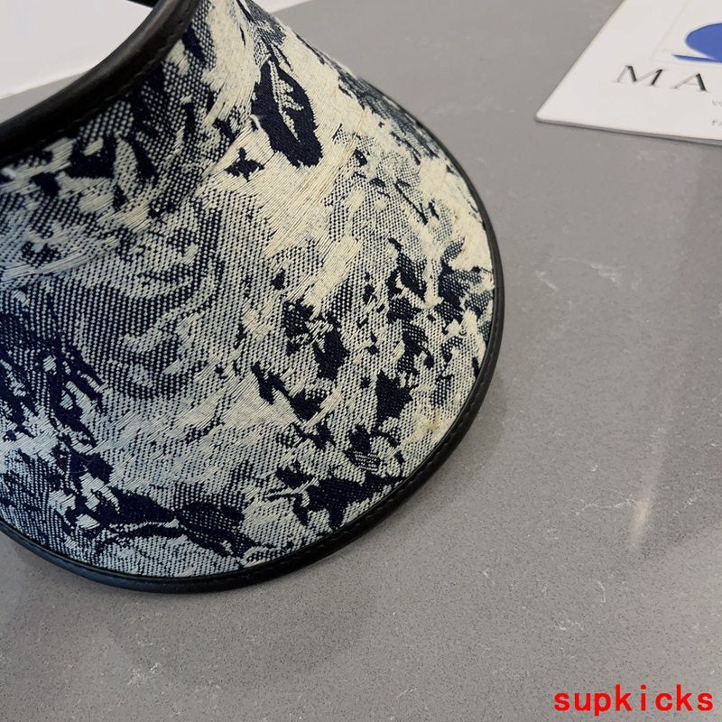 Close-up detail view of Louis Vuitton unisex cap