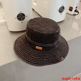 Close-up detail view of Louis Vuitton unisex cap