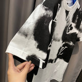 Back view of Louis Vuitton cotton t-shirt with signature branding