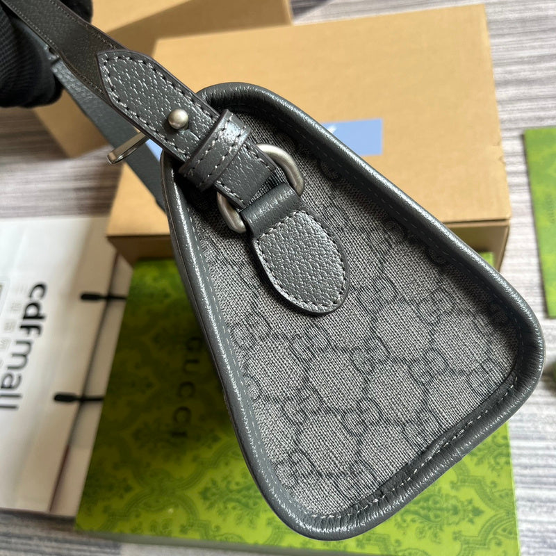 Top view of modern signature women's handbag – women's statement bag