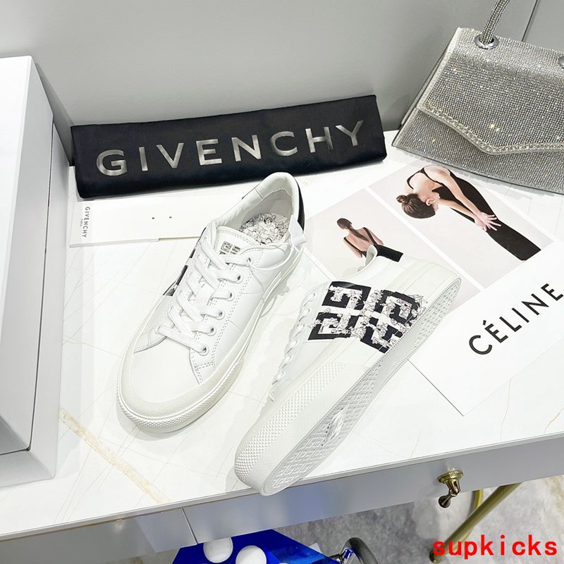Givenchy Chocolate Brown Chunky Platform Sneakers - Angled View