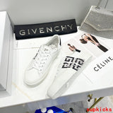 Givenchy Chocolate Brown Chunky Platform Sneakers - Angled View