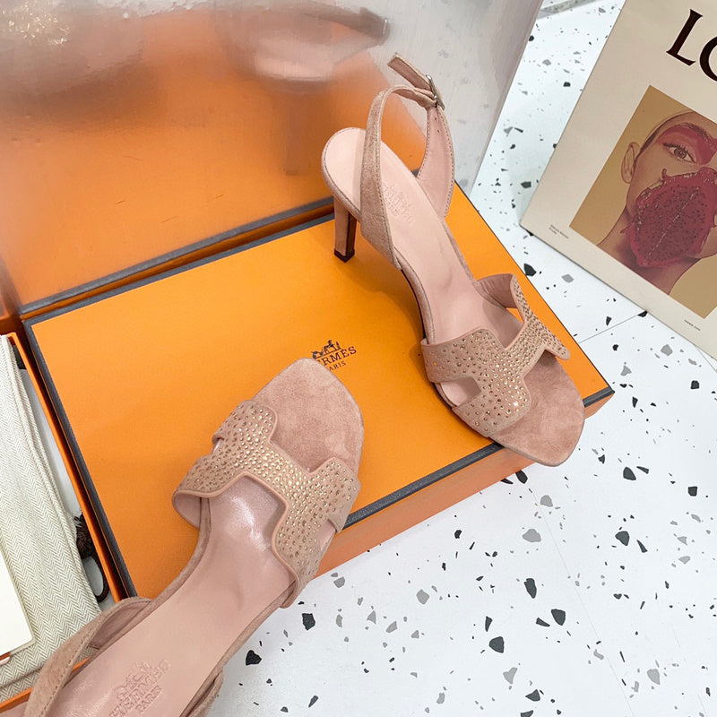 Hermes sandals Style 138 - logo and branding close-up