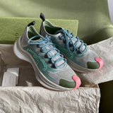 Gucci crisp white luxury sneakers view 7 cushioned comfort fit