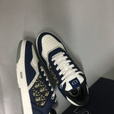 Dior Grey High-Top Sneakers - Back View