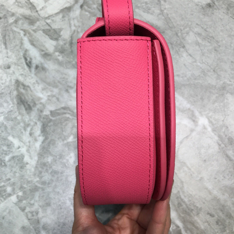 Effortless Faux Leather Handbag - Refined Silhouette | Women's Designer-Inspired Purse #815 - back view (image 4) of designer-inspired handbag