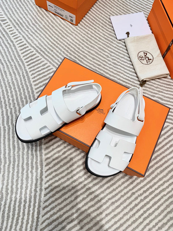 Hermes sandals Style 213 - styled lifestyle view
