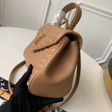Back view of premium modern women's handbag – women's statement bag