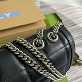 Side profile of statement refined women's handbag – women's statement bag
