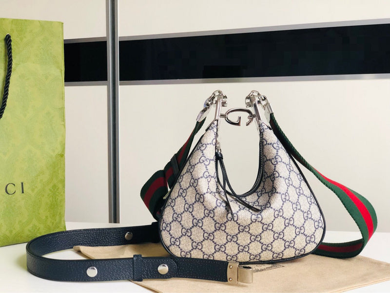 Back view of elevated signature women's handbag – women's designer-style accessory