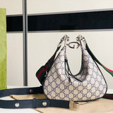 Back view of elevated signature women's handbag – women's designer-style accessory