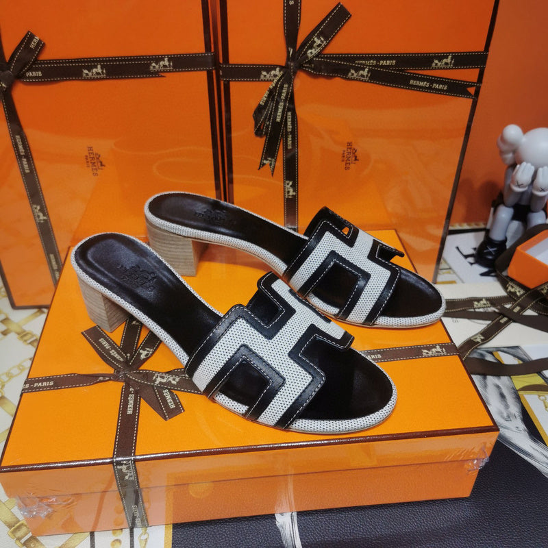 Hermès Camel Espadrille Wedge Sandals - Angled View