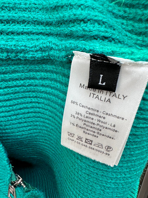 Close-up detail shot of Louis Vuitton luxury clothing with everyday silhouette