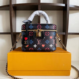 Top view of structured sleek women's handbag – women's luxury handbag