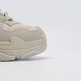 Balenciaga Camel Combat Boots - Heel Detail View