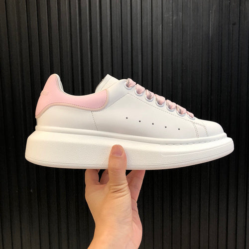 Alexander McQueen clean off-white luxury sneakers view 11 premium leather build