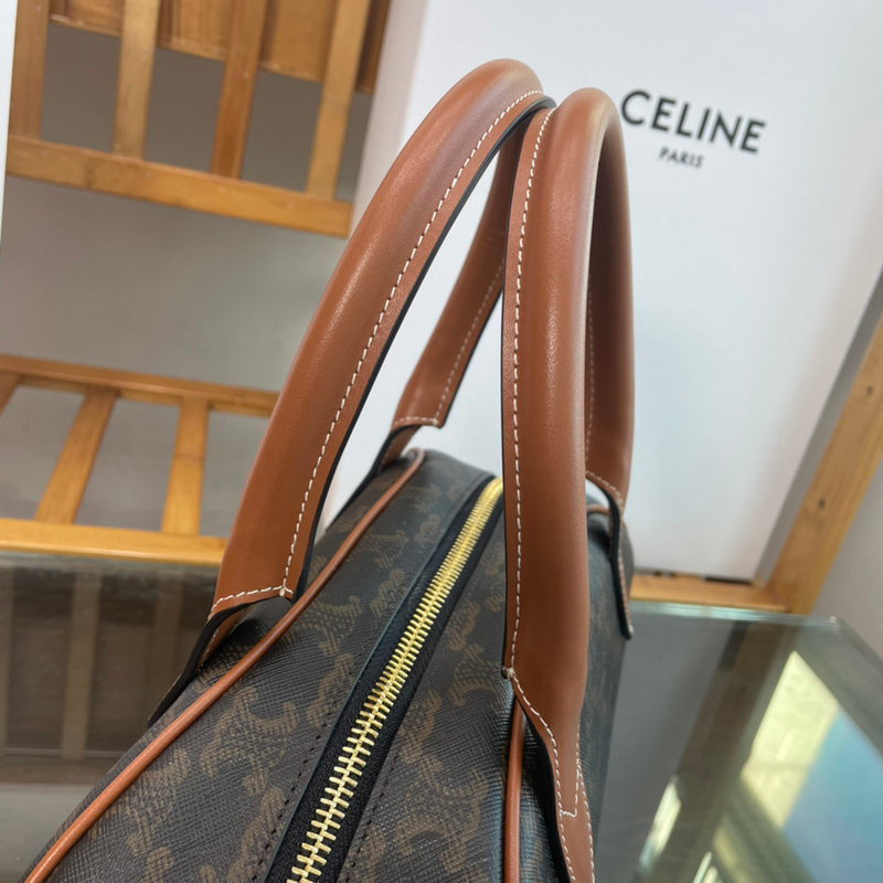 Front view of chic statement women's handbag – women's everyday handbag