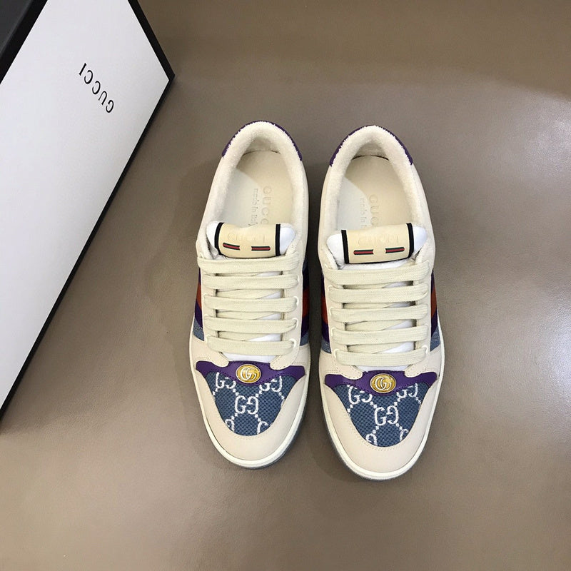 Gucci tonal black luxury sneakers view 10 chunky sole construction