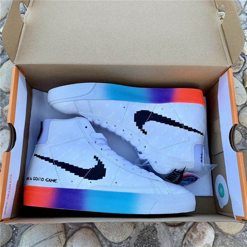 Nike Men's & Women's Premium Designer Sneakers — Style 034 side view