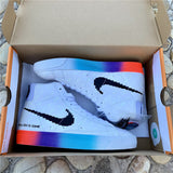 Nike Men's & Women's Premium Designer Sneakers — Style 034 side view