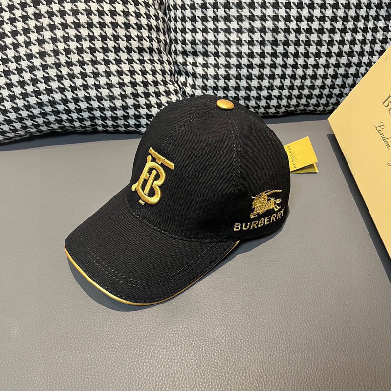 Side view of Burberry unisex cap