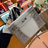  clean-lined shopper bag styled with outfit