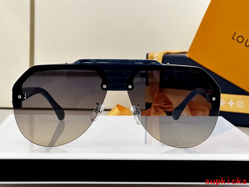 Side view of Louis Vuitton unisex sunglasses