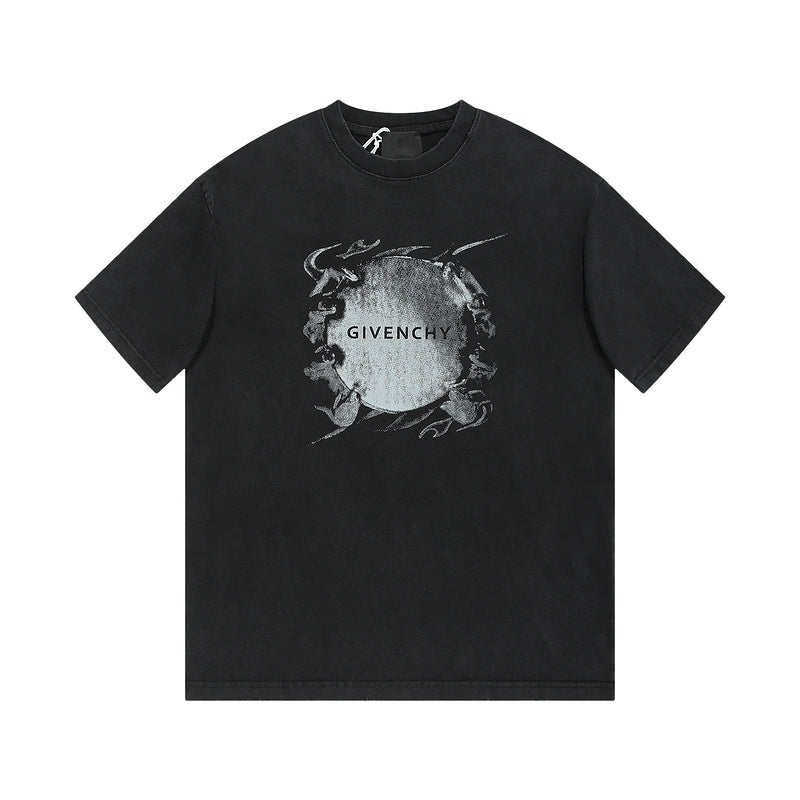 Front view of Givenchy luxury clothing with signature branding