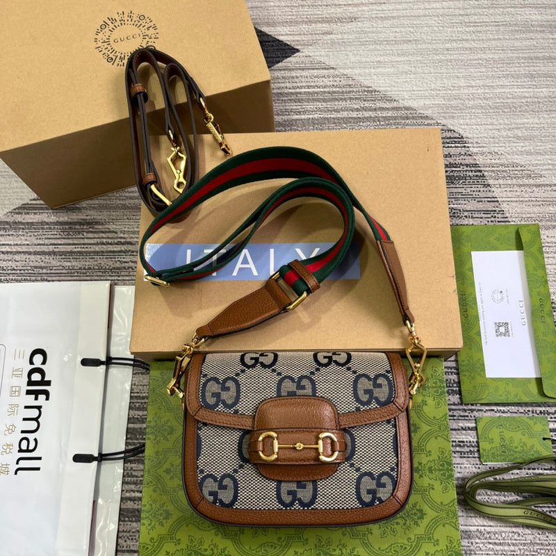 Front view of signature modern women's handbag – women's statement bag