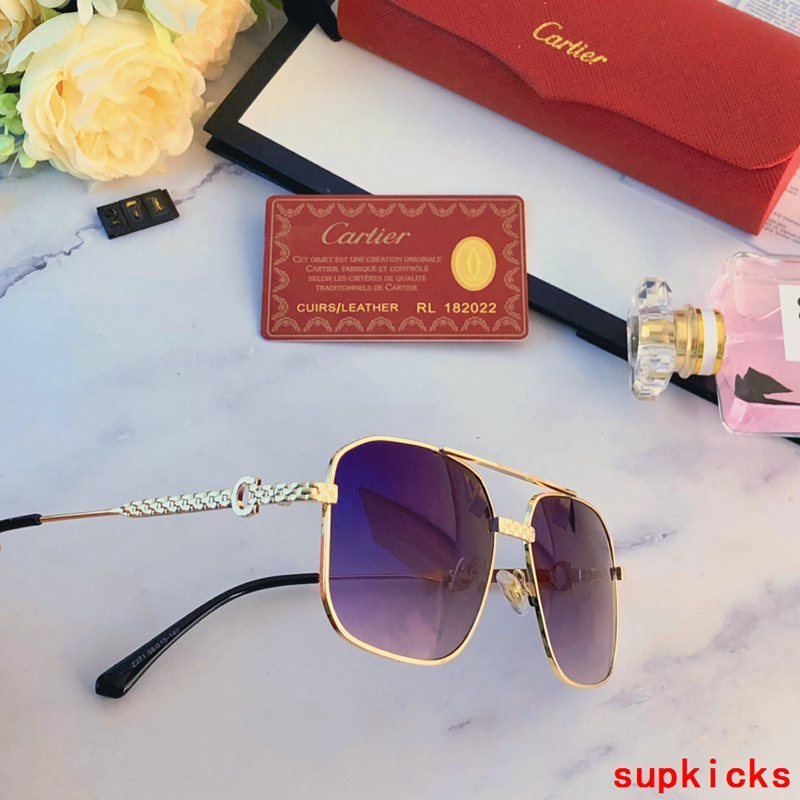 Lifestyle view of Cartier unisex sunglasses