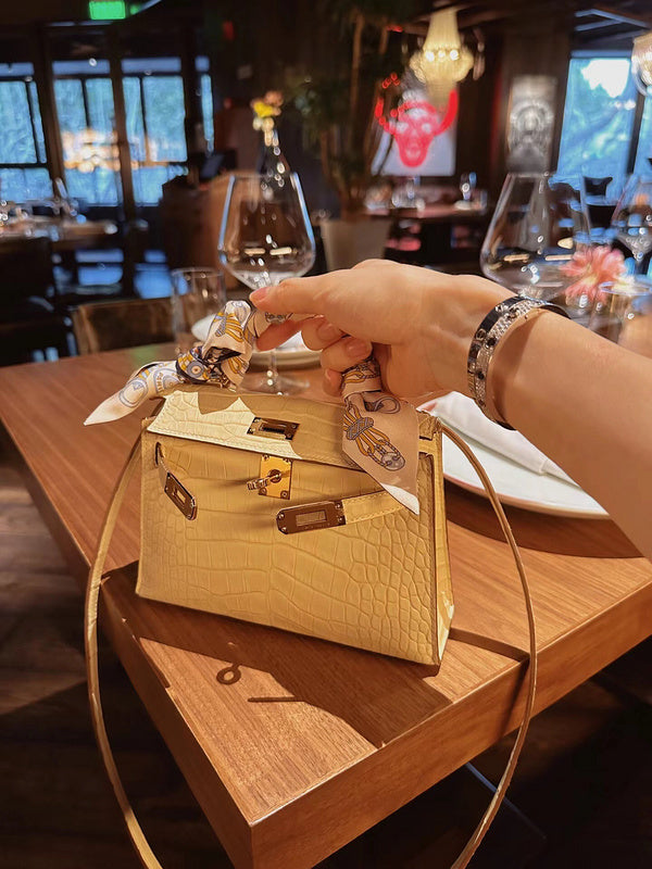 Chic bag shown from front angle