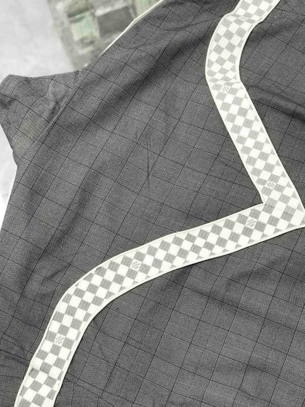 Back view of Louis Vuitton luxury clothing with relaxed-fit cut