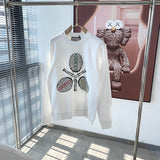 Side profile of Gucci luxury clothing with monogram-inspired silhouette