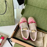 Gucci sneakers detailed view showing premium designer craftsmanship