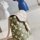 Top view of signature polished women's handbag – women's premium purse