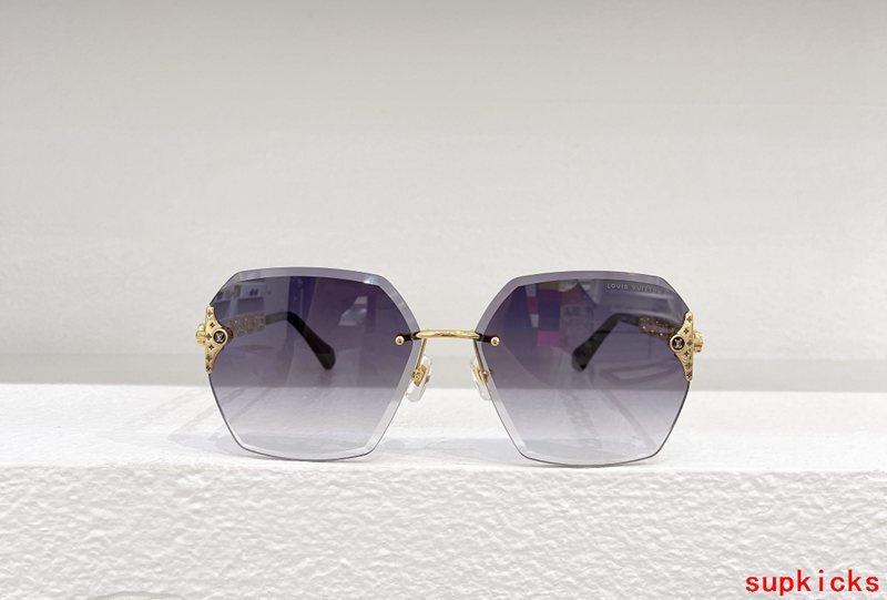 Front view of Louis Vuitton unisex sunglasses