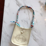 Side view of chic structured handbag