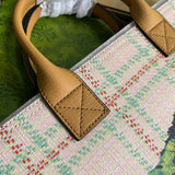 Close-up detail of chic premium women's handbag – women's statement bag