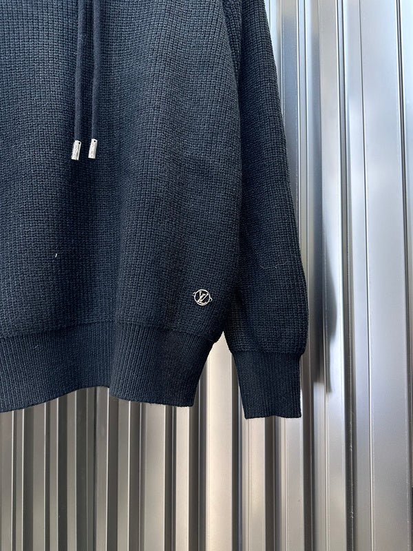 Front view of Louis Vuitton luxury clothing with everyday silhouette