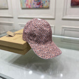 Angled view of Burberry unisex cap