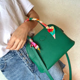 Close-up detail of tailored bag design