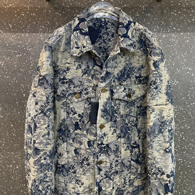 Side profile of Louis Vuitton luxury clothing with streetwear-inspired cut