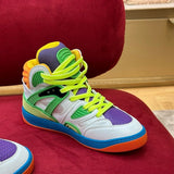 Gucci soft grey luxury sneakers view 8 classic court silhouette