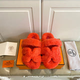 Hermes sandals Style 237 - front view, iconic logo design
