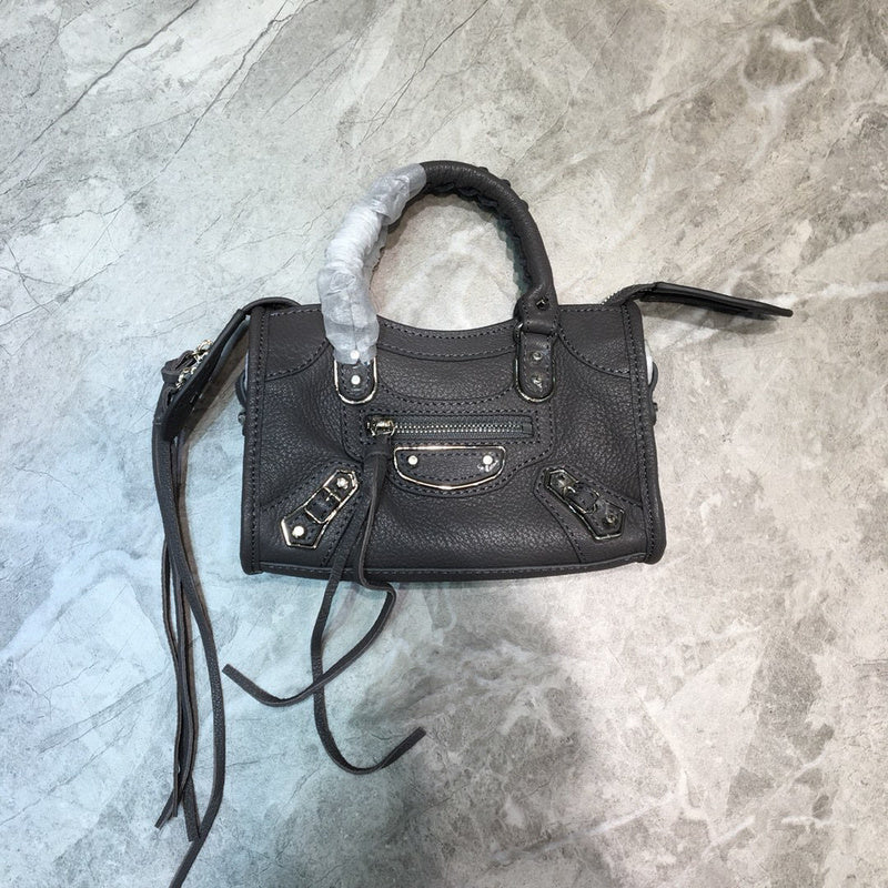 Bold Faux Leather Handbag - Everyday Elegance | Women's Premium Handbag #686 - back view (image 4) of designer-inspired handbag