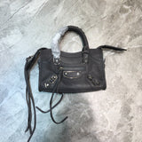 Bold Faux Leather Handbag - Everyday Elegance | Women's Premium Handbag #686 - back view (image 4) of designer-inspired handbag