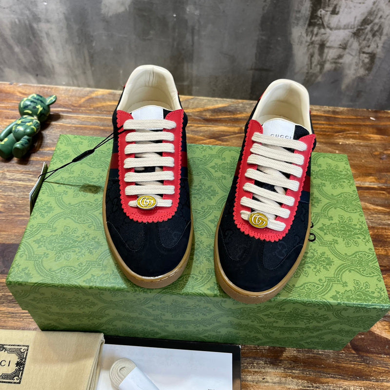 Gucci all-black luxury sneakers view 10 everyday casual design
